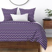 Piano Chevron on Dark Violet