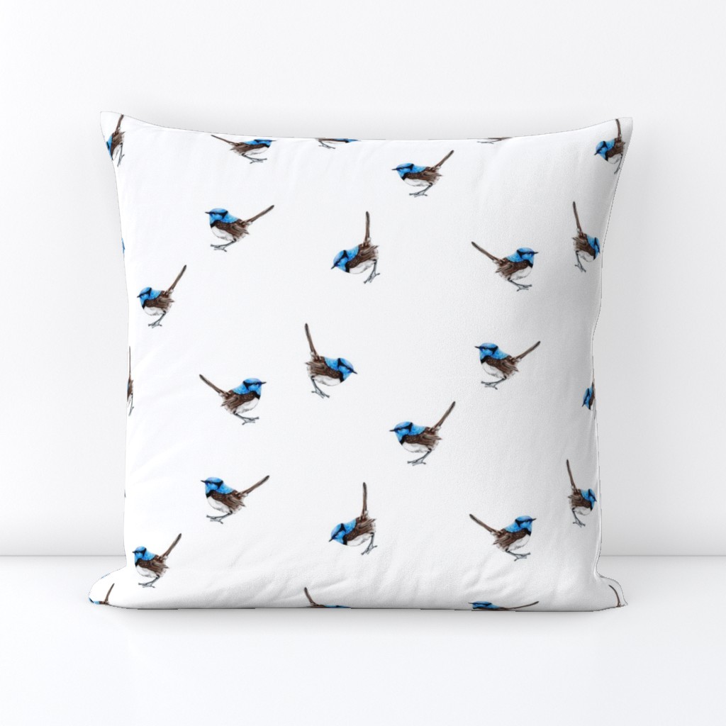 Blue Wren Ditsy