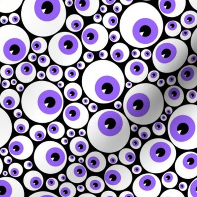 Eyeballs purple