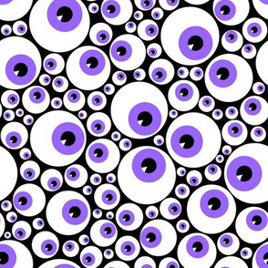 Eyeballs purple