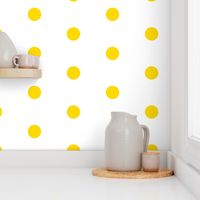 Lemon Yellow Big Polka Dot