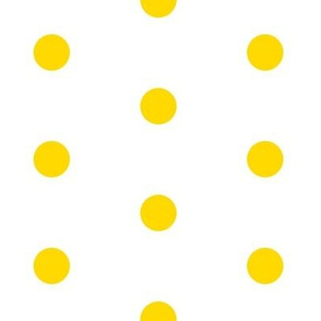 Lemon Yellow Big Polka Dot