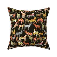 deer horse ikat party