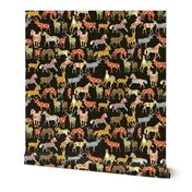 deer horse ikat party