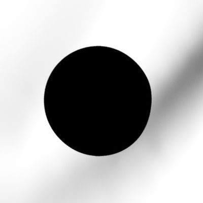 Giant Dot Black on White