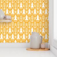 Rocket Science Damask (Light Orange)