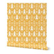 Rocket Science Damask (Light Orange)