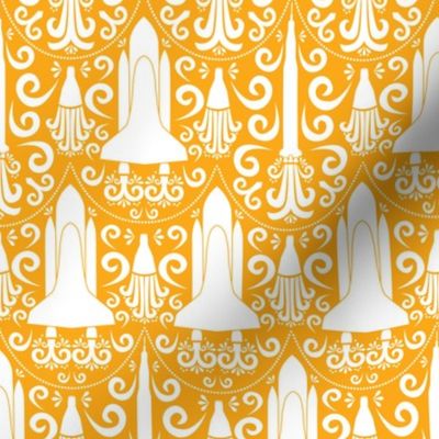 Rocket Science Damask (Light Orange)