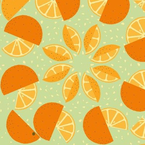 oranges all around