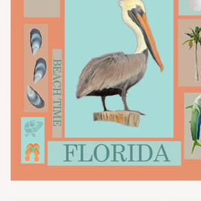 Florida Pelican Motif