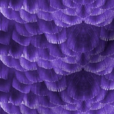 Feather Tile in Purple