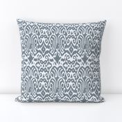 Charcoal Linen Ikat