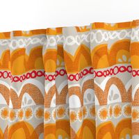 citrus slice stripe - orange