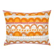 citrus slice stripe - orange