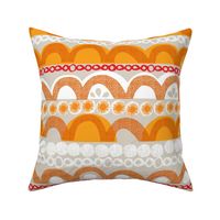 citrus slice stripe - orange