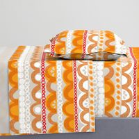 citrus slice stripe - orange