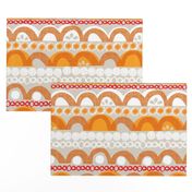 citrus slice stripe - orange