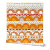 citrus slice stripe - orange