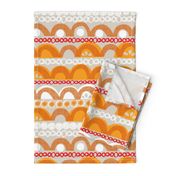 citrus slice stripe - orange