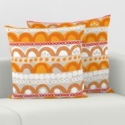 citrus slice stripe - orange