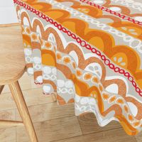 citrus slice stripe - orange