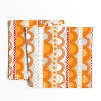 citrus slice stripe - orange