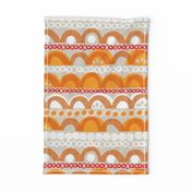 citrus slice stripe - orange