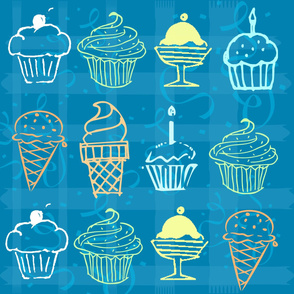 Cupcake & icecream celebration