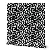 plus // black and white swiss cross baby kids nursery