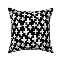 plus // black and white swiss cross baby kids nursery