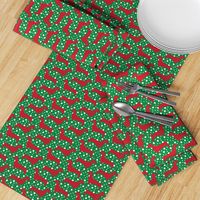 Christmas Dachshunds (Red & Green)