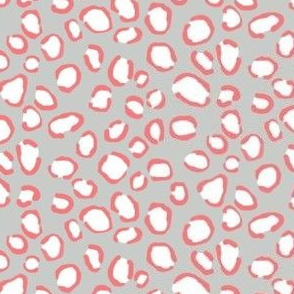 Pink & Gray Cheetah Pattern