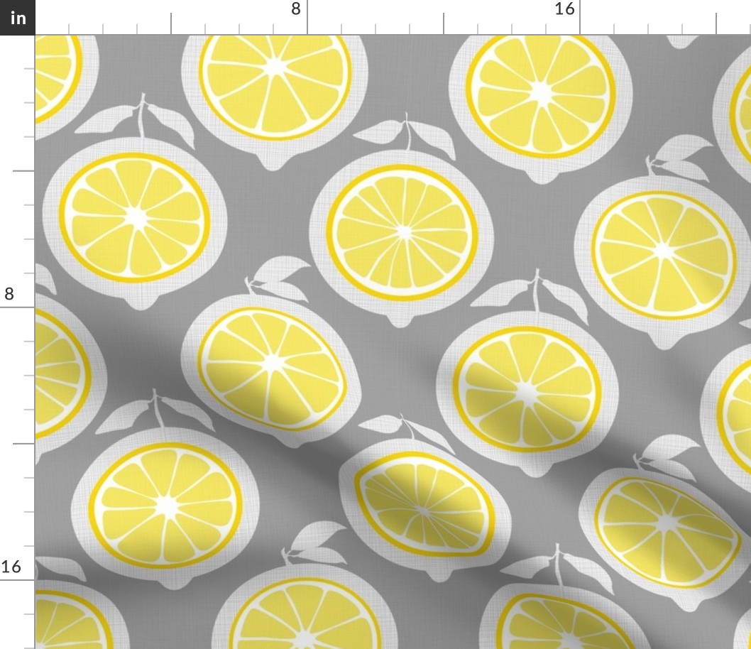  Julie's Yellow Lemon Grid M