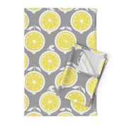  Julie's Yellow Lemon Grid XL