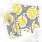  Julie's Yellow Lemon Grid XL