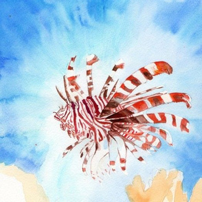 Lionfish- sized for basic combed cotton