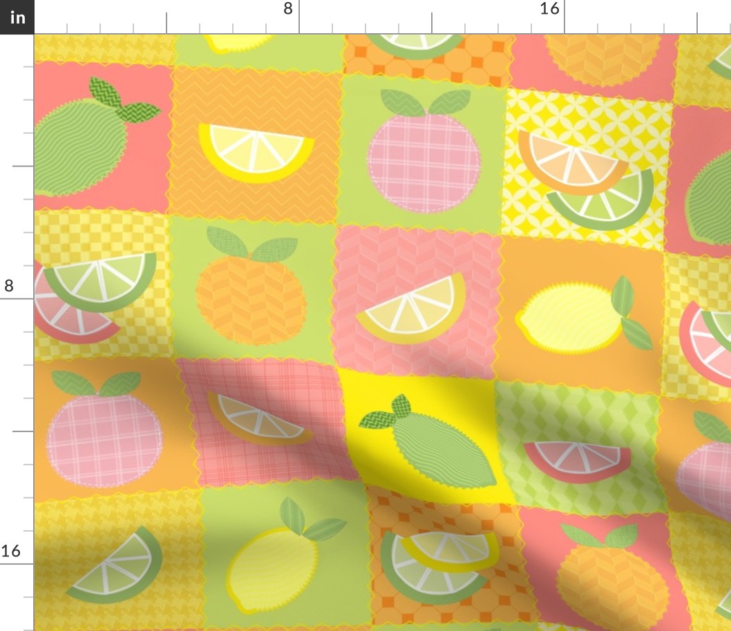 Citrus Squares Quilt