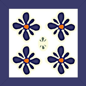 polish pottery clippable wall decal medallions