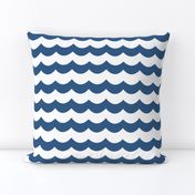 Chevron Waves in Deep Blue