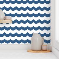 Chevron Waves in Deep Blue