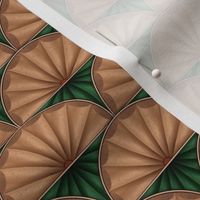 inlaid fan green