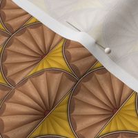 inlaid fan yellow