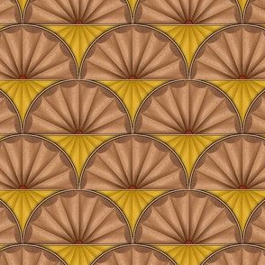 inlaid fan yellow