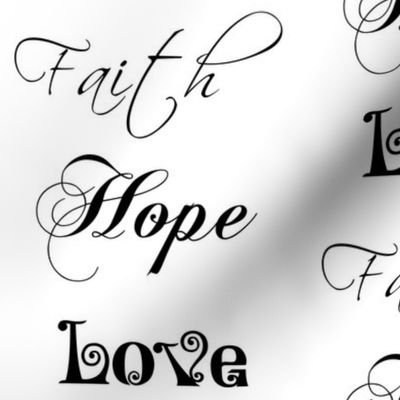 Faith, Hope, Love!