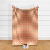 1" picnic gingham, red and cream
