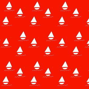 Sailboats_On_Red_Background-ed