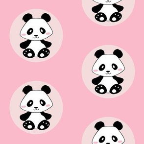 Jingjing's Panda Dots Light Pink