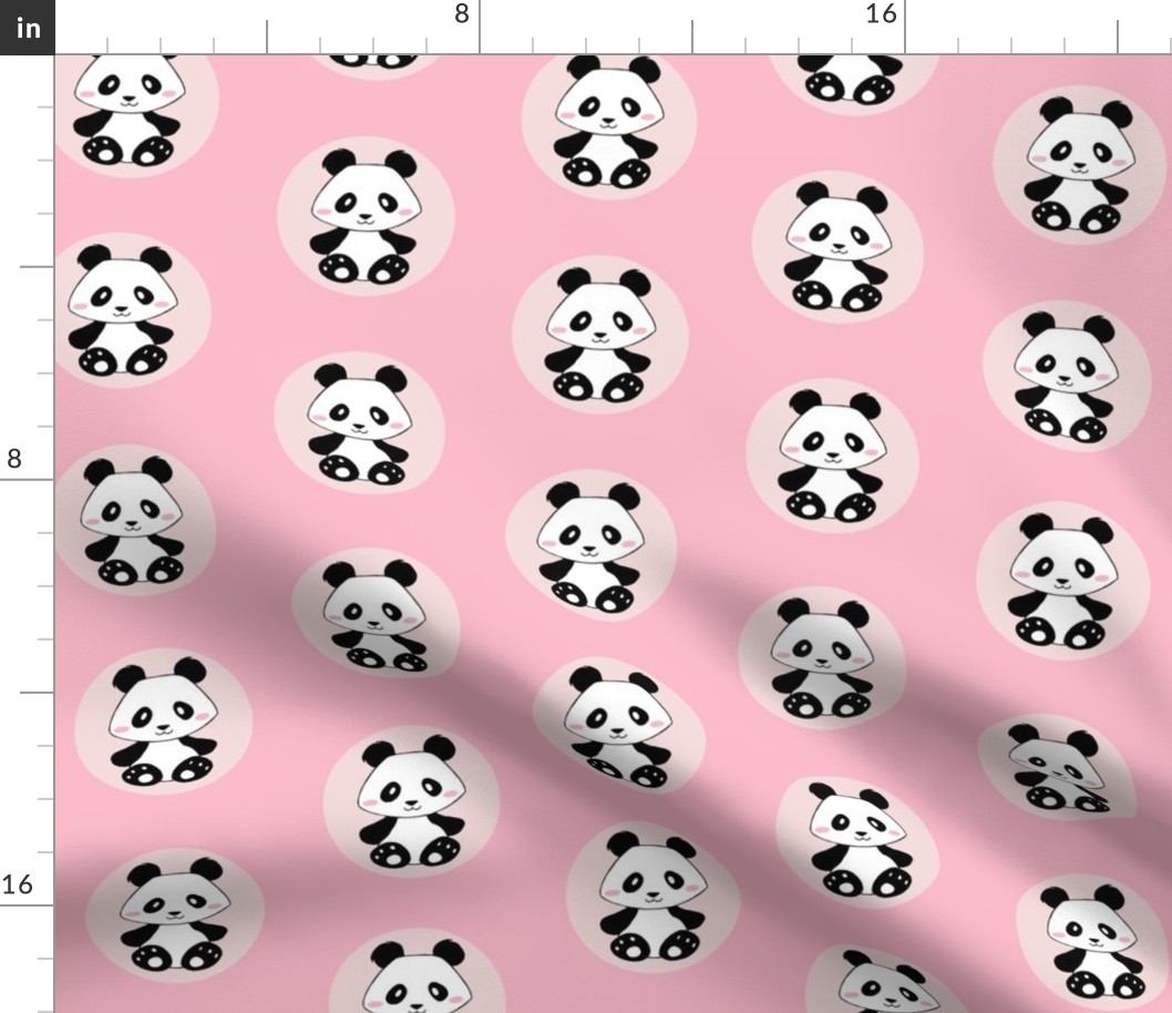 Jingjing's Panda Dots Light Pink