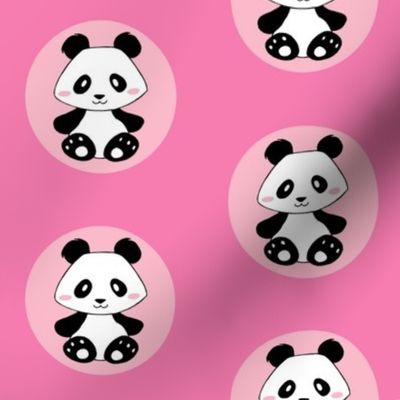 Jingjing's Panda Dots Pink