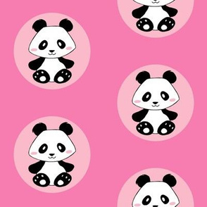 Jingjing's Panda Dots Pink